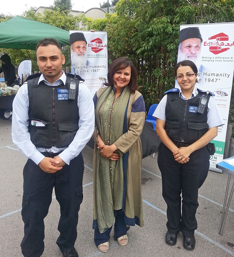 With Dollis Hill SNT at Brent Eid Mela